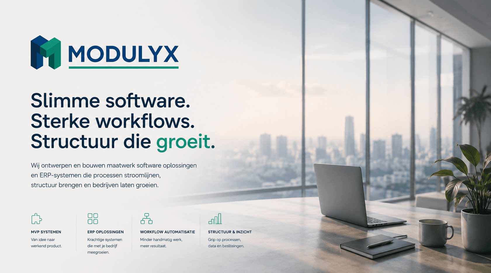 Modulyx — Slimme software, sterke workflows, structuur die groeit